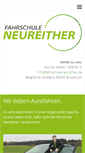 Mobile Screenshot of fahrschule-neureither.de